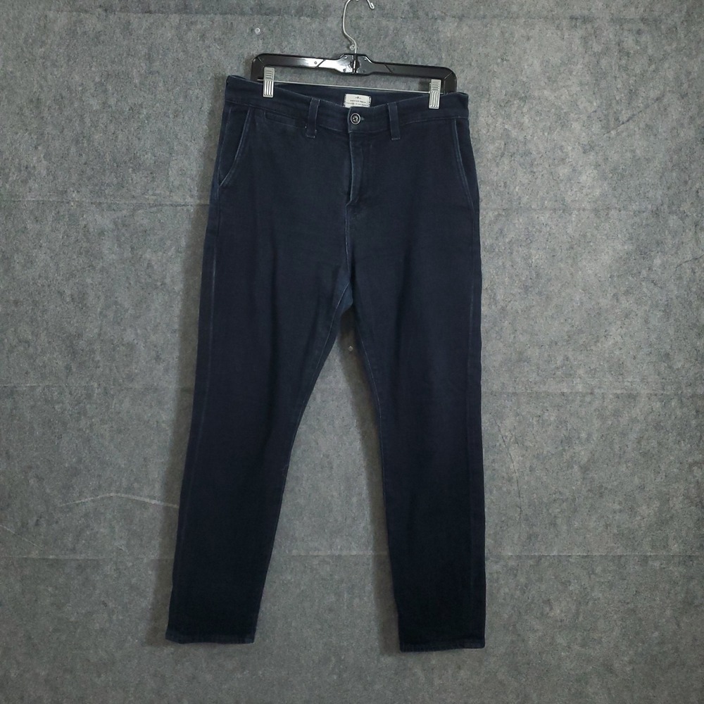 Seven For All Man Kind Premium Denim Stretch Jeans Men's 32 x 28 Blue Solid